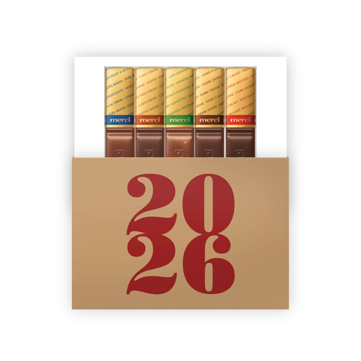 Merci chocolade Minibox 5 - bedankjes