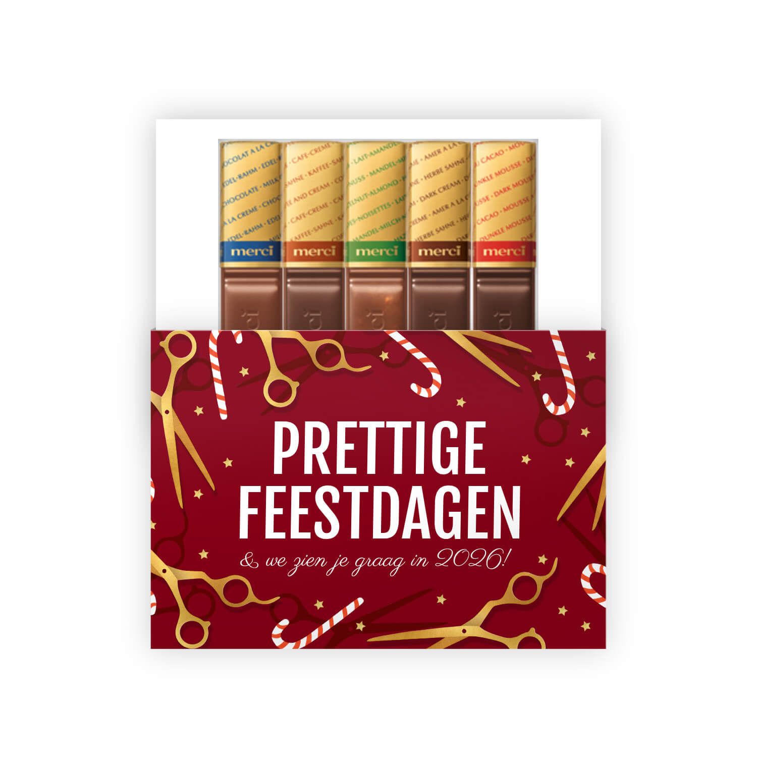 Merci chocolade Minibox 5 - bedankjes