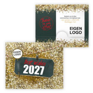 Glitter Merci chocolade