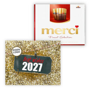 Glitter Merci chocolade