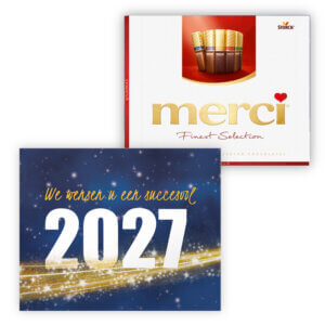 Vuurwerk merci chocolade bedankjes